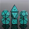 Epic Forge -Set di 7 dadi con scatola - Magic Flame Teal