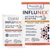 Pharmalife Research Influnex Active Plus Emolliente Integratore Prime Vie Respiratorie, 14 bustine