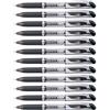 Pentel BL57 Energel XM roller 0,7 mm a cappuccio, nero, 12 pezzi