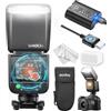 GODOX Flash GODOX V480 F per Fujifilm, V480F Touchscreen Speedlite, TTL GN50 HSS 1/8000s, Compatible with Fujifilm X100VI GFX100RF XS20 XS10 XT30 II XT5 XM5 GFX50S GFX50R X-T4 X-T3 X-E4