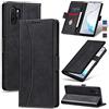Jasonyu Cover per Samsung Galaxy Note 10 Plus Flip Custodia in Pelle PU, Cover a Libro Portafoglio, Funzione Supporto, Magnetica, Slot Schede, TPU Bumper Caso Custodia (Nero)