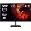 Acer Nitro KG272Z3bmiipfx, Monitor Gaming PC 27, Display IPS Full HD 280 Hz, 0,5 ms, 16:9, FreeSync Premium, HDMI (2.0), DP (1.4), Lum 250 cd/m2, ZeroFrame, Speaker Integrati, Cavi HDMI, DP inclusi