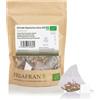 FRISAFRAN | Infuso purificante disintossicante in piramidi Bio 15Un | 30g | Digestivo | tisana drenante con effetto diuretico | disintossicanti | Antiossidante naturale | Tè | Tisane Detox Dimagrante