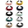 DRESHOW 10 Pezzi Boho Fasce per Capelli Donna, Larghe Capelli Elastica Annodato Fascia Cerchietti per Capelli Elastico Avvolto la Testa Contorta Accessori per Donna e Ragazza