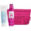 Veralab Kit Solari Protezione Completa, Parasole SPF30 100ml + Doposole 100ml + Pochette Mare - Kit Esclusiva Amazon