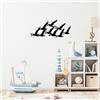 Wallity Hanah Home Elegante accessorio decorativo da parete in metallo, 29 x 70 cm, 100% metallo, spessore 1,5 cm, perfetto per gli spazi moderni della casa e dell'ufficio