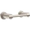 Delta Nicoli (1-Pack) Toilet Paper Holder SpotShield Brushed Nickel Tissue Roll Holder for Bathroom Organization and Storage Pivoting Toilet Tissue Holder Wall Bathroom Accessories NIC50-DN
