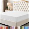 Utopia Bedding Lenzuolo con angoli king size, tasca profonda, comoda microfibra, facile da pulire, solo 1 lenzuolo con angoli (bianco)