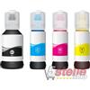 KIT 4 FLACONI RICARICA INCHIOSTRO COMPATIBILE PER EPSON ECOTANK NERO + COLORI 102 - NO-NAME