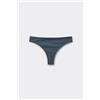 Tezenis Brasiliano In Cotone Organico Tinta Unita Donna Grigio Scuro