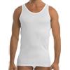 GARDA - 3pz Canotta Spalla Larga, Intimo Uomo 100% Cotone Filo di Scozia Art. 0030 (Bianco, 7/XXL)