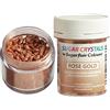 Sugarflair Colours Sugarflair Sugar Crystals Rose Gold, Oro Rosa, Sprinkles Commestibili, Decorazioni di Zucchero per Torte, Cupcake e Biscotti - 40 g