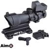 Aimo Ottica ACOG 4x32 con Mini Red Dot - Nera - Aimo