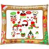 WakiHong 32 Pezzi Natale Festa Puntelli di Photo e Buon Natale Gonfiabili Cornice Selfie Puntelli per Foto di Natale Puntelli Divertenti Foto Partito Divertente Kit