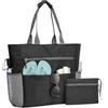 BRAVECOW Zaino da spiaggia XXL, 35 l, borsa da bagno, impermeabile, pieghevole, da donna, per viaggi, shopping, spiaggia, piscina (1, nero, 40,5 x 17 x 39 cm)