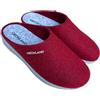 GRÜNLAND il benessere è naturale GRUNLAND pantofole ciabatte invernali donna pantofole basic Coccolana feltro vera lana sottopiede caldo in feltro (bordo cenere, 41, Sistema Taglie Calzature EU, Adulto, Donna, Numero, Media, 41)