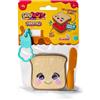Simba Toastiez Gootastic Toastiez 6 strati assortiti, viene fornito solo un articolo, toast con rivestimento in muco, in morbido PVC schiacciabile, in sacchetto decorativo per il pane, 8 cm, a partire