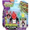 Playmates Turtles - Mustang Sally Mix and Match Tartarughe Ninja 12 cm, Action Figure Collezionabile, Personaggio Villain Articolato E Accessoriato, dalla serie Turtles Tales of the TMNT, Per Bambini Dai 4 Anni