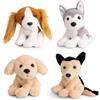 Living Nature Little Collezione Cani Peluche - Morbidi Giocattoli di Stoffa per Bambini, Giocattoli Cane Morbidi e Coccolosi