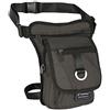 Vanlison Impermeabile Airsoft Tactical Drop Leg Bag Bag Panel Moto Bag Bag Nero