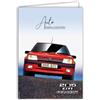 Les Collections Rétro IETSCPXL-16131 MAXI GRANDE CARTE XL 22 x 31 cm Peugeot 205 GTI Licenza Ufficiale Sport Automobile Collezione - Interno Bianco 44 x 31 cm - Con Busta, Partenza Ritirata Compleanno