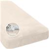BXFUL Velluto Coprisedile per divano, Copriseduta Divano Elasticizzato, Soft Cuscino Protezione Divano Sedile Lavabile Rimovibili E Lavabili per Sedie (Chaise longue,Bianco)