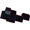 Generic TAPPETI UNIVERSALI IN MOQUETTE BORDO ROSSO CON VELCRO COMPATIBILI PER FIAT PUNTO EVO GPDESIGN