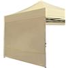 ABCCANOPY - Gazebo istantaneo SunWall, 3,05 x 3,05 m, contiene solo 1 parete laterale, colore: beige