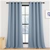 KGORGE Tenda Oscurante da Interno Moderne per Soggiorno Tende Camera da Letto 2 Pezzi L 140 x A 245 CM Curtains Termiche Bambini Cameretta con Anelli, Blu Vintage