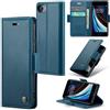 Rerzoiro Cover per iPhone SE 2022/SE 2020/iPhone 8/iPhone 7 Custodia Portafoglio [Blocco RFID] Premium Pelle PU Wallet Case Flip Libro con Supporto Flip Case per iPhone 8/7/SE 2022/2020, Blu