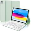 JADEMALL Tastiera per iPad A16 11 Generazione 2025/10a Generazione 10.9 2022, Italiano QWERTY Tastiera Bluetooth Rimovibile con Supporto Pencil per iPad 10/11 Generazione, Verde chiaro