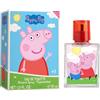 AIR-VAL INTERNATIONAL Peppa Pig - Profumo per bambini, fragranza in bottiglia di vetro, motivo: Peppa Pig e suo fratello George, Eau de Toilette (30 ml)