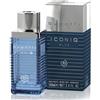 Bugatti Iconiq Blue - Profumo da uomo, 100 ml, aromatico, con note marine di limone, salvia, ambra e muschio, senza tempo rinfrescante Eau de Toilette
