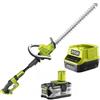 Ryobi OHT1850X - Tagliasiepi su asta di prolunga a batteria 18V/4Ah - lama da 50cm