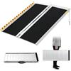 VELPAX Rampa per Sedie a Rotelle, 61 x 72 cm Rampa per Disabili in Lega di Alluminio,Rampe per Disabili per Porta Gradini Scale Handicap
