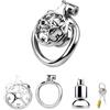 MKGMYGZ Chastity Cage Pene Uomo Gabbia Pene Cintura Castità Maschile Metallo Cock Cage Erotitici Sexy Per Coppie (50MM)