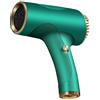 RUICUBEI Asciugacapelli ricaricabile senza fili, 2600 mAh, asciuga capelli con cavo ricaricabile con ricarica USB, asciugacapelli, batteria a vento freddo e caldo, per viaggi campeggio (verde)