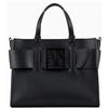 Armani Exchange Susy Big Tote, Borse a Tracolla Donna, Nero, TU