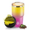 HoneyHolly Termos Caffè 600 ML, Tazza termica Riutilizzabili Prova di Perdite, Bicchiere Termico, Acciaio Inox 304, Travel Mug per Caffè Caldo e Freddo, Latte e Tè