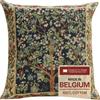 Charlotte Home Furnishings Inc. Charlotte Home Furnishings Throw Pillow Covers, Decorative Boho Pillow Covers for Couch, Living Room, Blue Tree Square Cushion Cases 18x18 in, European Cotton Jacquard Woven for Cozy Bedroom Decor