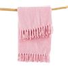 Home Soft Things Coperta in tweed lavorata a maglia, rosa, 150 x 200 cm, colore rosa caramella, super morbida, accogliente, calda, traspirante, per soggiorno, sedia, letto, divano, camera da letto