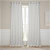 HPD Half Price Drapes Tende in lino con occhielli, lunghe 274 cm, oscuranti, per camera da letto e soggiorno (1 pannello), 127 x 274 cm, betulla