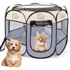 EUBSWA Recinto Cani da Interno, 74x74x43cm Recinto per Gatti, Box Pieghevole per Cane, Gabbia per Gatto Esterno, Box per Cucciolo Gattini Conigli