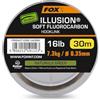 Fox Edges Illusion Soft Fluorocarbon Hooklink Naturals Green 30m: 7,3 kg