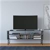 Hanah Home Supporto per TV, melammina, Grigio, Taglia Unica