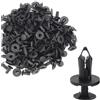 CGEAMDY Clip Di Fissaggio per Pannello Interno Portiera Auto, Clip Di Fissaggio Portatile per Porte Auto Pannello Paraurti, Robusto E Resistente Auto Fasteners Pannello Porta in Plastica(120 Pezzi)