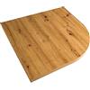 Composad | Prolunga per Scrivanie SR8065K76504 e SR8066K76504 della Linea RILEGA, Allungo Scrivania, (LxAxP) 80x4x80 cm, Rovere Mielato, Made in Italy