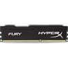 HyperX HX316C10FB/8 Fury 8 GB, 1600 MHz, DDR3, CL10, DIMM, Nero