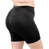LEELA LAB Pantaloncini Modellanti Donna Taglie Forti, Shorts Sottogonna Antisfregamento con Effetto Push-up, in Microfibra Senza Cuciture - Made in Italy (Black, XXL)