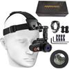 Generic Occhiali per visione notturna Monoculare montato sulla testa, Zoom ottico 7X, IR NVG 850nm, ricaricabile con cursore trasversale, cinghia elastica per la testa, cannocchiale per fucile per visione
